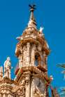 Bell Tower of the Church of Santos Juanes Real Parroquia de los Santos Juanes. Art Print